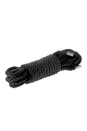 Черная веревка для шибари Deluxe Bondage Rope - 5 м.